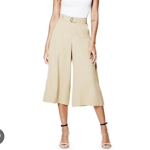 NWT Guess Anja Cropped Wide Leg pants - Picture 7 of 8